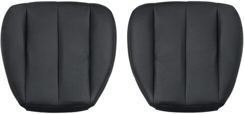 SecosAutoparts Driver & Passenger Side Bottom Replacement Perforated Leather Seat Cover Black Compatible with Subaru Outback 2010 2011 2012 2013 2014 in Kuwait