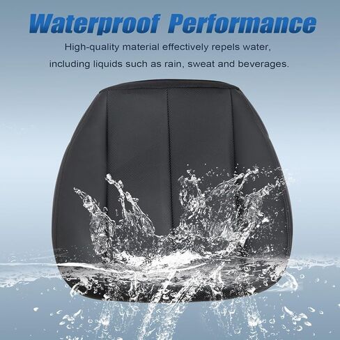 SecosAutoparts Driver & Passenger Side Bottom Replacement Perforated Leather Seat Cover Black Compatible with Subaru Outback 2010 2011 2012 2013 2014 in Kuwait