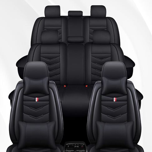 Car Seat Covers 8 Seats for Mercedes-Benz Metris 2017-2023,Premium Nappa Leather Waterproof Durable Seat Cover,Compatible Airbag Easy Install Clean Full Sets(Deluxe,Black) in Saudi Arabia
