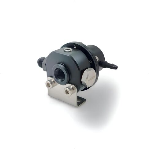 KMOTOR Fuel Pressure Regulator 6AN EFI Return Adjustable (30-90 PSI) Black in Kuwait
