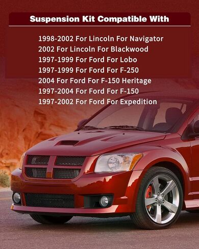 16Pcs Front Suspension Kit Fit For 1997-1999 For Ford For F-150,1997-1999 For Ford For Lobo,2002 For Lincoln For Blackwood,Front Upper Lower Control Arm Ball Joint Sway Bar End Link in Kuwait