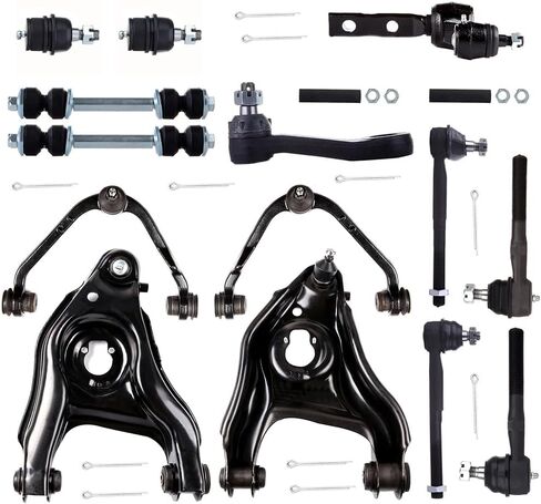 16Pcs Front Suspension Kit Fit For 1997-1999 For Ford For F-150,1997-1999 For Ford For Lobo,2002 For Lincoln For Blackwood,Front Upper Lower Control Arm Ball Joint Sway Bar End Link in Kuwait