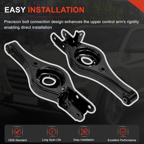 ذراع التحكم في التعليق السفلي من الجانب الأيسر والأيمن متوافق مع Hyundai Tucson 2010-2015 Hyundai IX35 2010-2016 Kia Sportage 2011-2016 4WD، استبدل 553443S000 552152S100 552162S200 in Kuwait
