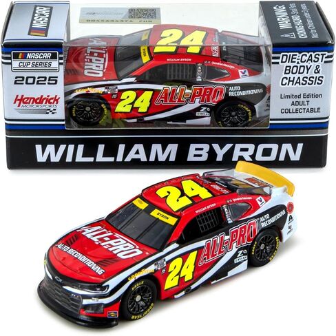 سيارة ويليام بايرون 2025 All-Pro ARC Diecast بهيكل سيارة بمقياس 1:64 in Kuwait