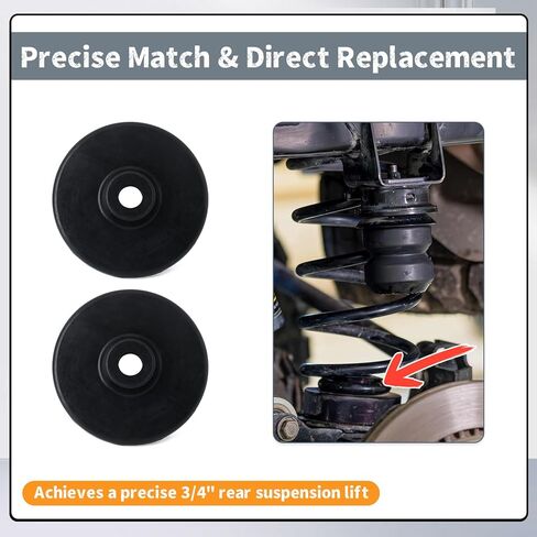 KJ09192 Rear Lift Kit Compatible with Jeep Gladiator JT 2019 2020 2021 2022, Replace KJ09192BK 3/4" 0.75" Suspension Hanging and Lifting 2 Pcs in Saudi Arabia