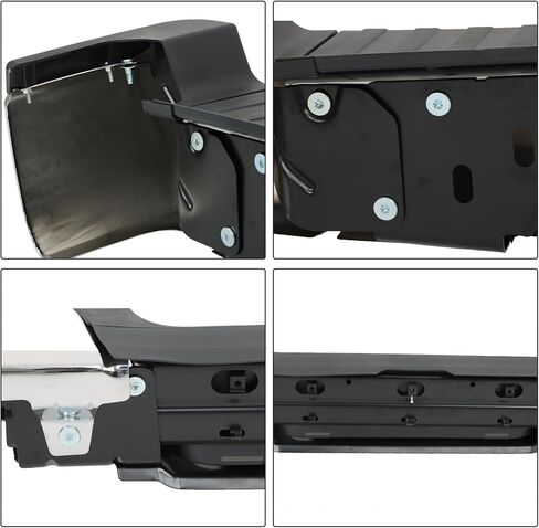 GXYWADY Chrome Rear Step Bumper Steel Replacement for F250 Super Duty 2017 2018 2019 without Parking in Kuwait