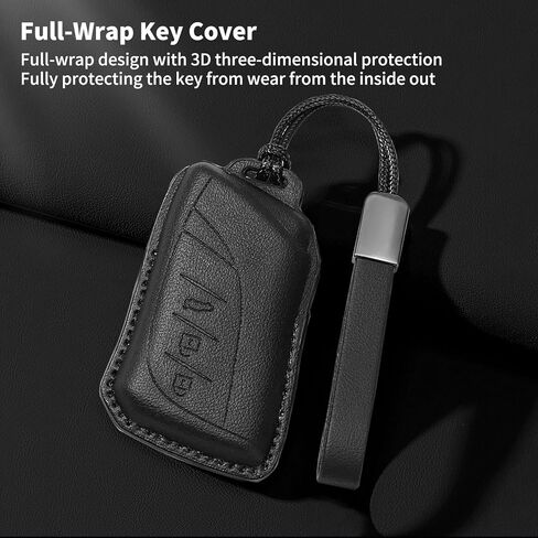 For Lexus Key Fob Cover Leather Key Case for Lexus 2018-2025 RX350 IS350 GX460 ES350 NX350 TX350 Accessories in Saudi Arabia
