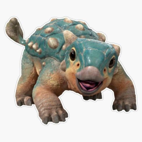 Bumpy Ankylosaurus Magniventris Sticker Decal Size 5" in Saudi Arabia