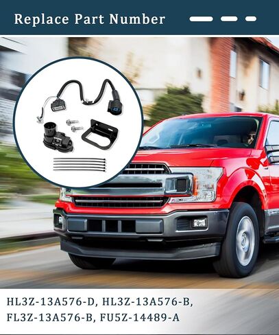 HL3Z-13A576-D مقطورة المصد الخلفي سحب موصل الأسلاك تسخير عدة 7Pin يناسب لفورد F-150 2015-2020 دون وقوف السيارات المعونة استبدال HL3Z-13A576-B FU5Z-14489-A in Kuwait