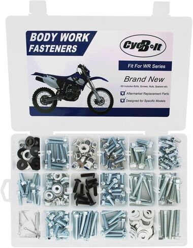 250 قطعة طقم مسامير الجسم يصلح ل WR250F WR400F WR125R WR450F WR125X WR250R WR250X مسامير ربط الجسم الترابية دراجة مسامير السحابات مجموعة in Kuwait