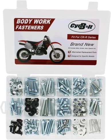 250 قطعة طقم مسامير الجسم صالح ل CR125R CR250R CR500R CR85R CR80R CR60R الجسم مسامير الربط الترابية دراجة مسامير السحابات مجموعة in Kuwait