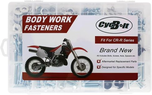 250 قطعة طقم مسامير الجسم صالح ل CR125R CR250R CR500R CR85R CR80R CR60R الجسم مسامير الربط الترابية دراجة مسامير السحابات مجموعة in Kuwait