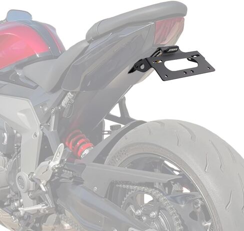 Xitomer Fender Eliminator Fit for Daytona 660 2024 2025 2026 Daytona 660 Tail Tidy Rear License Plate Holder with LED License Plate Light, Compatible with OEM Turn Signals in Kuwait