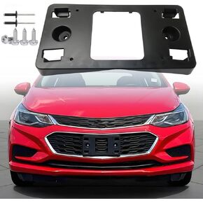 Front Bumper License Tag Plate Frame Bracket Holder Compatible with 2016 2017 2018 Chevrolet Cruze (Not Fit 2016 Chevrolet Cruze Limited) License Plate Bracket Holder Replace # 23440699 GM1068180 in Saudi Arabia