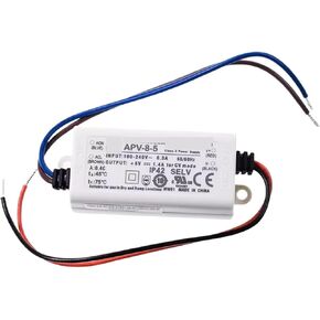 1pcs APV-8 Switching Power Supply APV-8 8W 5/12/24V Constant Voltage LED Lighting Display Driver APV-8-5 APV-8-12 APV-8-24(APV-8-12) in Saudi Arabia