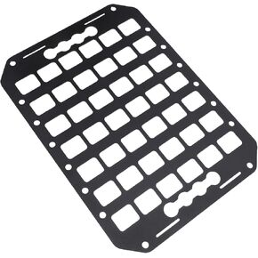 Aramox Vehicle Molle Panel, Aluminum Car Modular Storage Panel with L Track for SUVs Pickup Van Sedans, 356x254x2mm / 14x10x0.08in in Kuwait