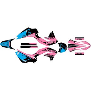 Graphics Kit for Kawasaki KLX 230R (2020-2024) Legend Series Smoke 21 Mil - Dirt bike Custom Racing Graphics Decals Stickers Kit, no-plastics in Kuwait