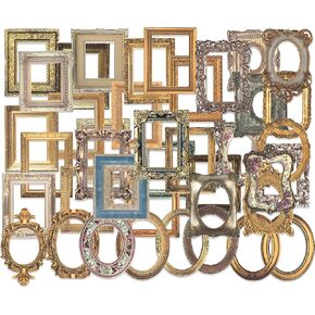 80 Pcs Vintage Baroque Frame Stickers for Scrapbooking, Aesthetic Antique Picture Frame Decorative Stickers, Self-Adhesive Junk Journal Supplies & Scrapbook Embellishments for Bullet Journal, Crafts in Saudi Arabia