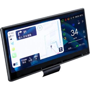 8.9" Head Up Display for Tesla Model Y Juniper/Model 3 Highland 2024 2025 with Wireless CarPlay/Android Auto, Sync Info, Front Camera, Blind Spot Alert, AC Vents, OTA Updates in Saudi Arabia
