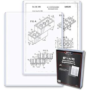 BCW 8 1/2" x 11" Clear Rigid Toploaders (Qty= 1 Pack of 25) in Saudi Arabia