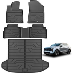 Floor Mats for 2021-2025 2026 Kia Sorento 6&7 Seats (Not for Hybrid & PHEV), All Weather TPE Floor Liners Car Mats Kia Accessories in Kuwait