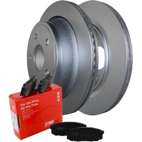 Coated Vented 352mm G3000 Cast Iron 5 Lugs Disc Rotors and TRW Pro Metallic Pad Set with Hardware Rear Brake Kit For Chrysler Aspen Dodge Durango Ram 1500 Classic in Saudi Arabia