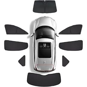 Car Window Shades for Hyundai Palisade 2020-2024, Windshield Sun Shade Block Heat and UV Rays Foldable Privacy Protection Interior Accessories,A/8pcs in Kuwait