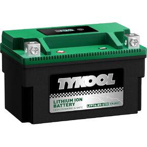 LFP7A-BS-STD Lithium Battery, Replaces YTX7A-BS, CTX7A-BS, GTX7A-BS180CCA 3.2Ah Fits for Motorcycle ATV, Compatible with Kymco Agility 125 SYM Fiddle II GY6 150cc Moped, Smart Digital Readout, [+ -] in Kuwait