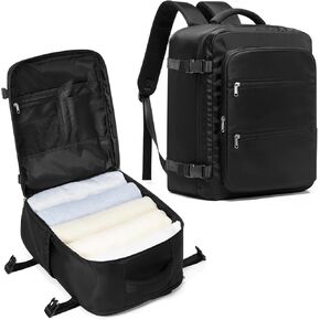 Travel Backpack For Women Men,40×30×20 Carry On Backpack Flight Approved,Casual Outdoor Daypack Laptop backpack,Black in Saudi Arabia