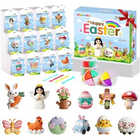 Air Dry Clay Kit - 12 Marine Animal Modeling Clay for Kids, Complete DIY Clay Craft Set with Sculpting Tools & Step-by-Step Tutorials, Ultra Soft & Non-Sticky Clay, Children's Day Gift Ideas in Saudi Arabia
