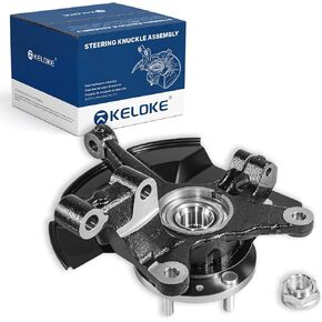KELOKE Front Right Steering Knuckle & Wheel Bearing Hub Assembly Compatible with Mazda CX-7 2007-2012, CX-9 2007-2015, Replaces# 698-414 L20633060A in Kuwait