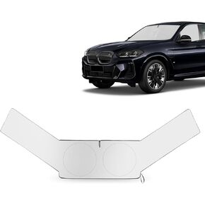 Car Windshield Sun Shade, 59" x 33.86" Thickened Front/Side Window Sun Block Shades, Heat-Insulating Reflective Privacy Curtains, for Most Cars SUVs Trucks (Silver #S) in Saudi Arabia
