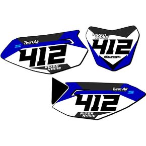 2006-2025 TTR 50 SG63 Custom MX Number Plates Senge Graphics Kit Compatible with Yamaha in Saudi Arabia