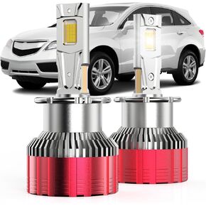 Fit for 2007-2015 Acura MDX RL RDX D2S HID Xenon Bulbs, 600% Brightness, Low Beam Light Bulb, 6500K Natural White, Plug-N-Play, of 2 in Saudi Arabia