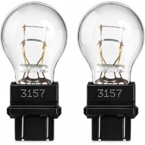 3157 Bulb,3157 Brake Light Bulb(12V P27-7W 3000K),3157/4157 Brake Light/Tail Lights/Turn Signal Auto Bulbs Universal for Many Cars. in Saudi Arabia