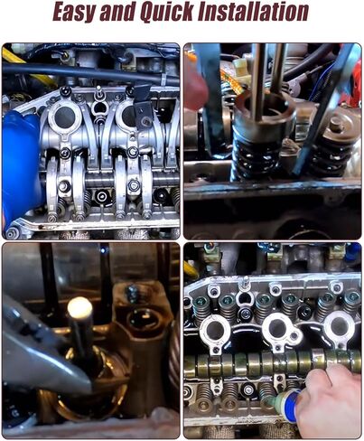 طقم سدادة صمام المحرك مناسب لـ Acura K23A1 K20A3 K24A2 2002-2012 Honda K24A4 K24A8 K24Z1 K20Z3 K24A4 K24A8 2002-2011، 8 صمامات سحب 8 صمامات عادم 16 صمام بخار مانع للتسرب 14711-PNL-E00 in Kuwait