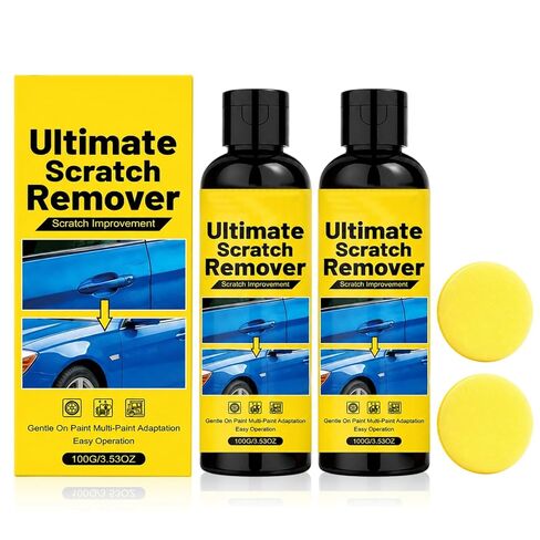 Nanopolix Scratch Remover，Car Scratch Remover Kit,Quick Fix Removal Paste for Deep Scratches,All Paint Colors Polishing Kit（2PCS） in Saudi Arabia