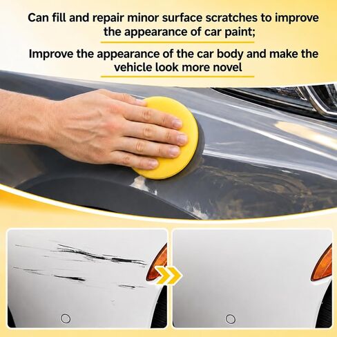 Nanopolix Scratch Remover，Car Scratch Remover Kit,Quick Fix Removal Paste for Deep Scratches,All Paint Colors Polishing Kit（2PCS） in Saudi Arabia