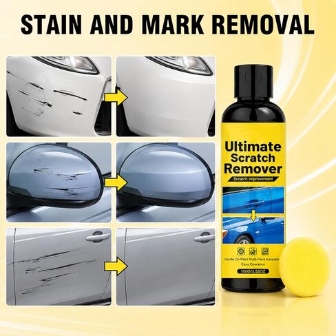 Nanopolix Scratch Remover，Car Scratch Remover Kit,Quick Fix Removal Paste for Deep Scratches,All Paint Colors Polishing Kit（2PCS） in Saudi Arabia