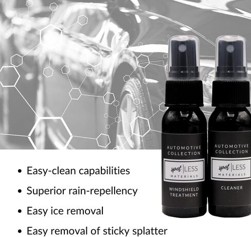 spotLESS MATERIALS Windshield Treatment Kit - Advanced Hydrophobic Coating and Cleaner for Automotive Glass in Saudi Arabia