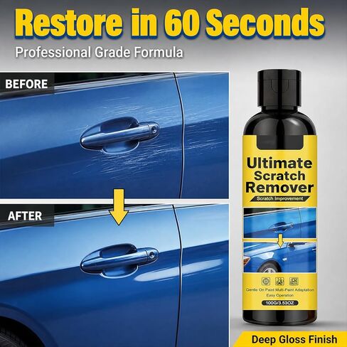 NanoPolix Scratch Remover (2set), 60-Second Surface Scratch Fix, Scratch Remover Cloth, Car Cloth Scratchs Removers, All Paint Colors Polishing Kit, Quick Repair Scratches and Restore Shine in Saudi Arabia