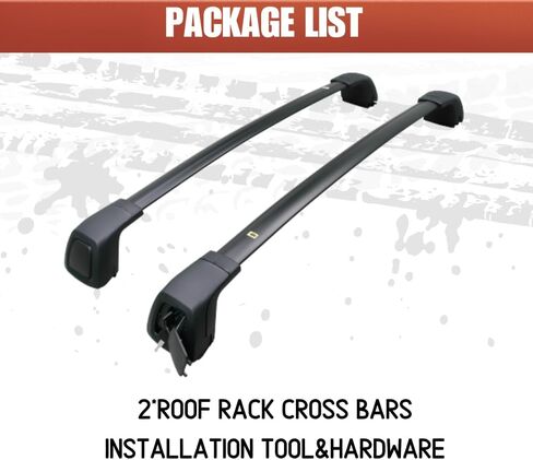 Lockable Roof Rack Side Rails Cross Bars fit for Outlander&Outlander PHEV 2023-2025 (with Factory Side Rail) in Saudi Arabia