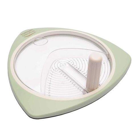Vaessen Creative Circle Cutter, Paper, Cardstock, Photos, Foam Rubber, Cardboard, 2.5 15 cm, Mint Green in Saudi Arabia