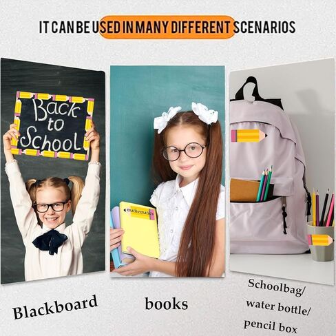 120PCS Pencil Name Tags - Waterproof Self-Adhesive Classroom Labels for Students & Teachers, Back to School Name Stickers for Desks, Notebooks, Books & Bulletin Boards, First Day of School Supplies in Saudi Arabia