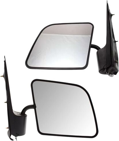Garage-Pro Mirror SET Compatible with Ford E-150 2003-2007, E-150 Club Wagon 2003-2005, E-150 Econoline 1992-2002, E-150 Econoline Club Wagon Driver and Passenger Side With Manual Folding in Kuwait