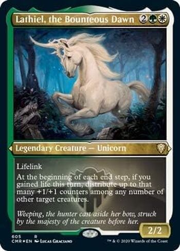 Magic: The Gathering - Lathiel, The Bounteous Dawn - Foil Etched - Commander LegendsF in Saudi Arabia