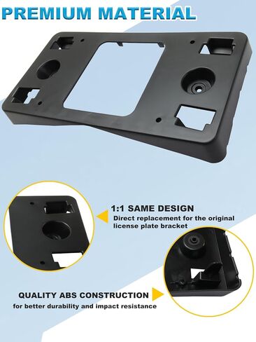 Front Bumper License Tag Plate Frame Bracket Holder Compatible with 2016 2017 2018 Chevrolet Cruze (Not Fit 2016 Chevrolet Cruze Limited) License Plate Bracket Holder Replace # 23440699 GM1068180 in Saudi Arabia