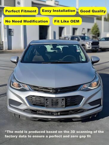 Front Bumper License Tag Plate Frame Bracket Holder Compatible with 2016 2017 2018 Chevrolet Cruze (Not Fit 2016 Chevrolet Cruze Limited) License Plate Bracket Holder Replace # 23440699 GM1068180 in Saudi Arabia