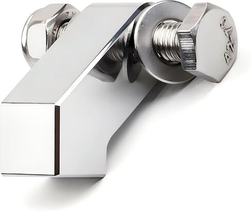 Adjustable Motorcyclel Headlight Lamp Mount Bracket Motorbike Head Light Mounting Block for Harley Sportster Touring Chopper Cafe Racer (Chrome) in Saudi Arabia