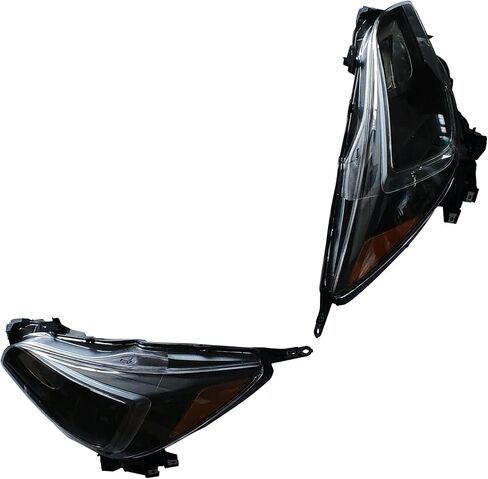 Pair of 2 Halogen Headlight Black Interior Right & Left Side For 2015 2016 2017 Subaru Legacy Fits 2015 2016 2017 Subaru Outback in Saudi Arabia